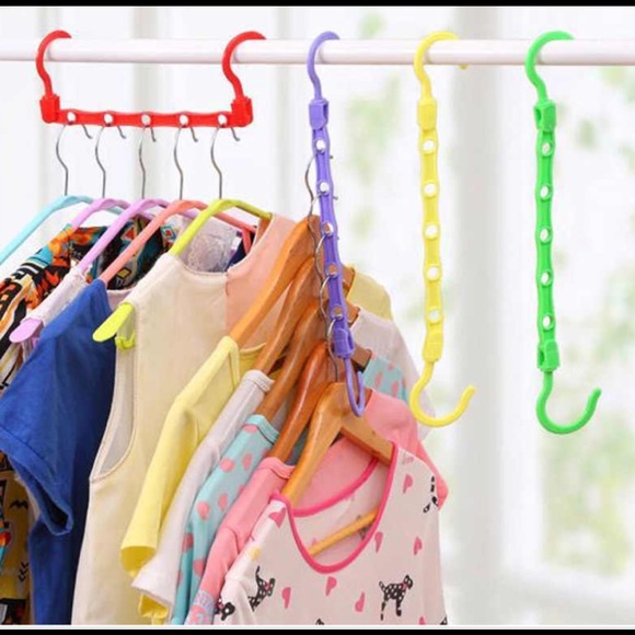 2 White Space Saving Hangers - Picture 5 of 5